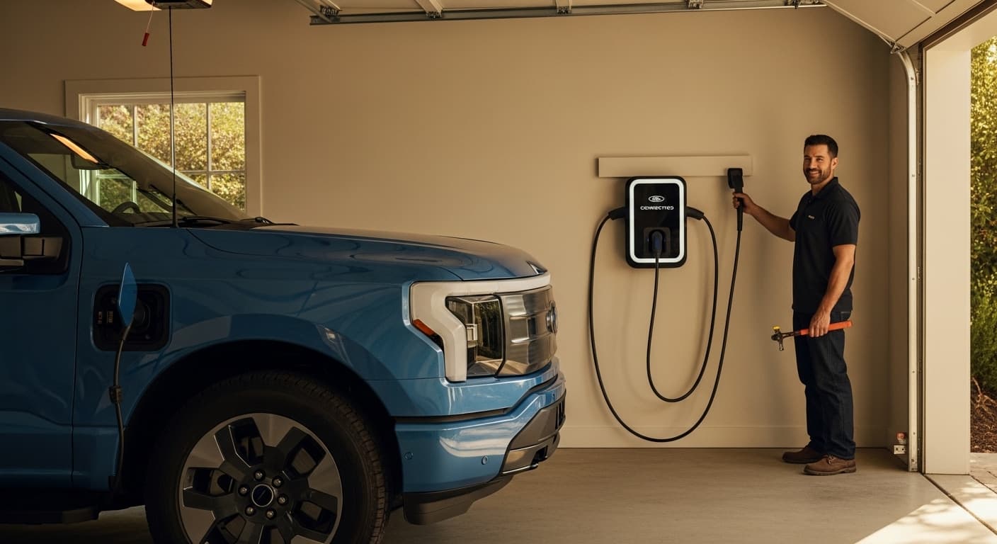Ford F-150 Lightning Charger Installation